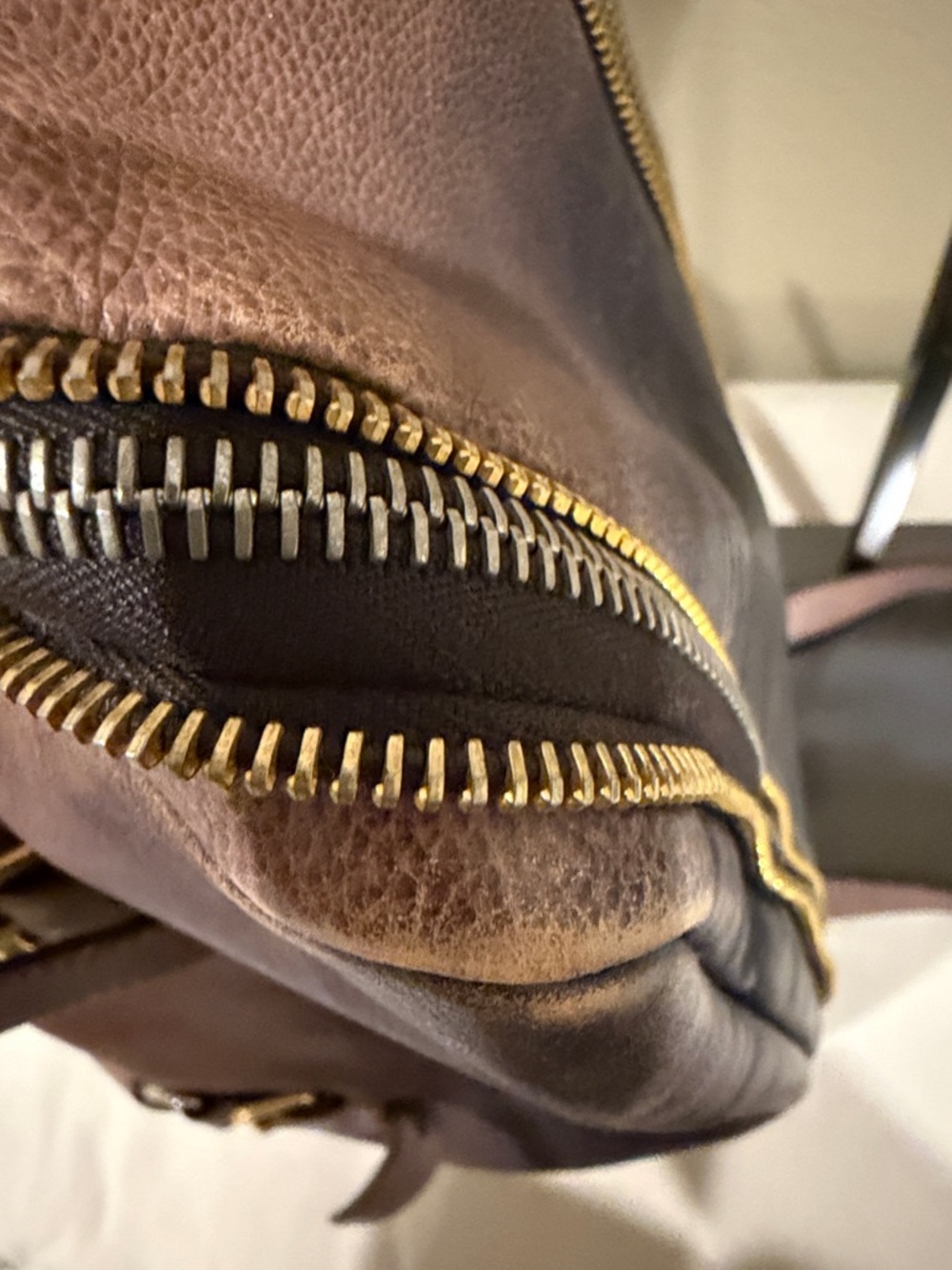 Prada Glace Calf Ombré Bauletto Bag - Picture 11 of 12